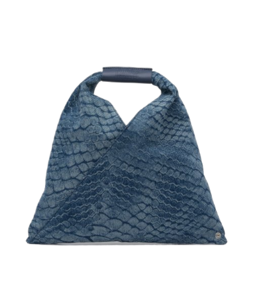 Women's Mini Japanese Tote Bag - Indigo 