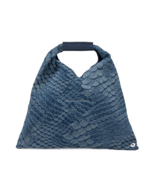 Women's Mini Japanese Tote Bag - Indigo 