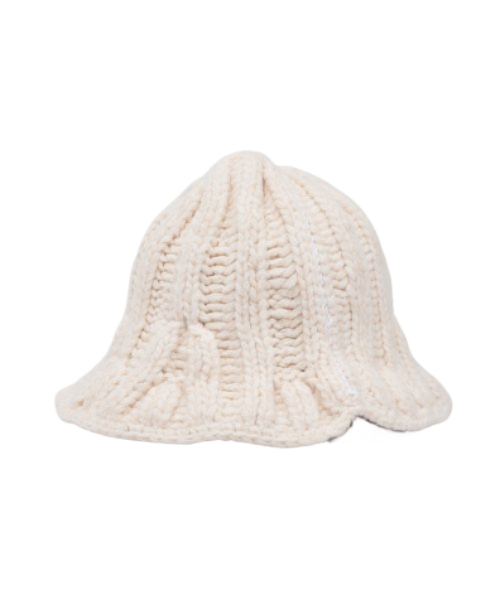 Knit Bucket Hat - Off White