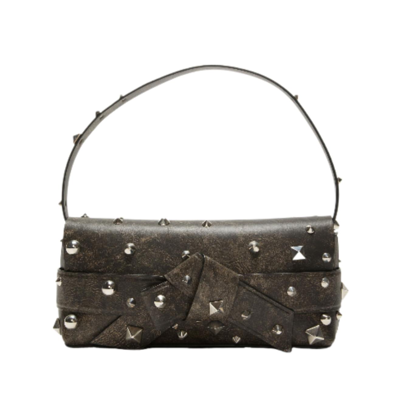 MUSUBI Studded Leather Shoulder Bag