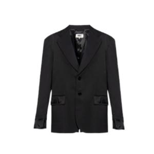 MM6 Maison Margiela Wool blend single blazer jacket