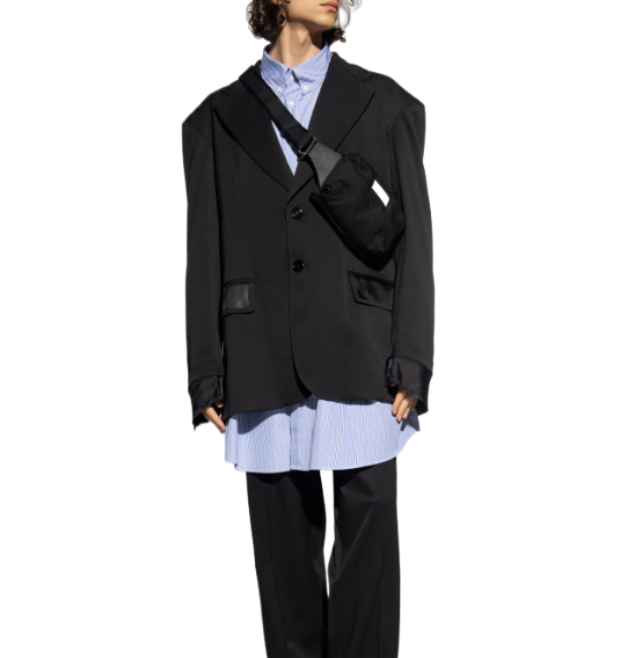 MM6 Maison Margiela Wool blend single blazer jacket