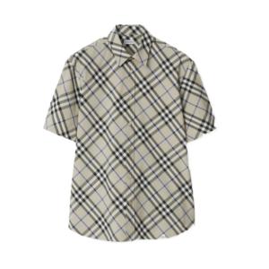 Checkered cotton shirt