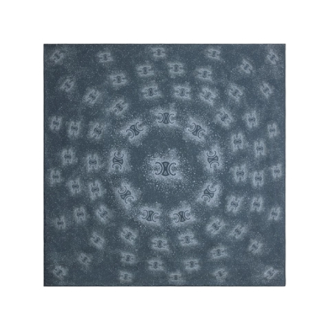 Triomphe Explosion Silk Twill Square Scarf