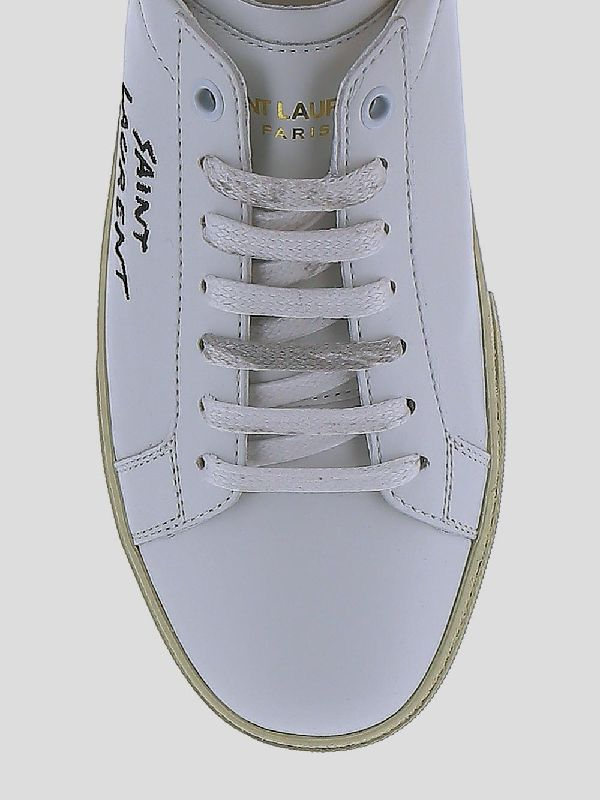 COURT CLASSIC SL/06 EMBROIDERED SNEAKERS IN LEATHER