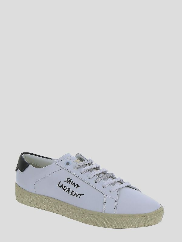 COURT CLASSIC SL/06 EMBROIDERED SNEAKERS IN LEATHER