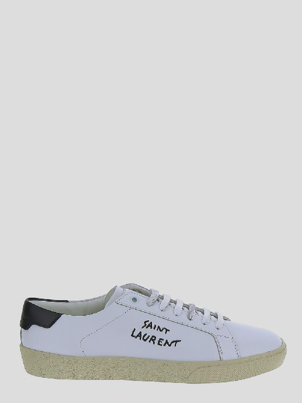 COURT CLASSIC SL/06 EMBROIDERED SNEAKERS IN LEATHER