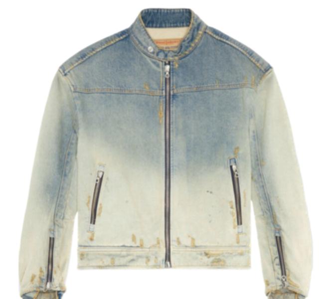 D-RECTOR Distressed Denim Jacket