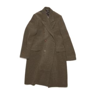 Double breasted wool coat