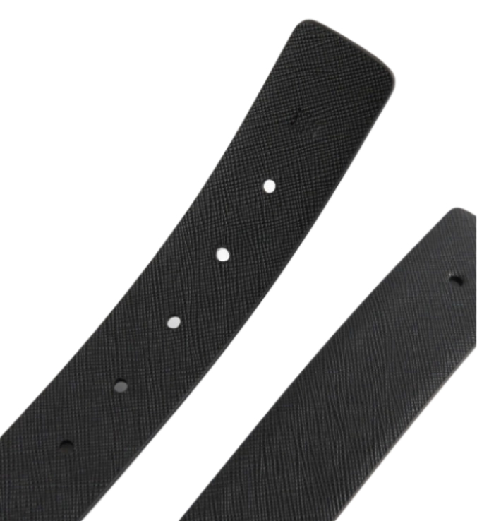 Reversible Saffiano leather belt