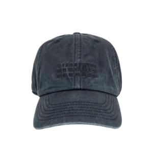 Number logo cotton ball cap