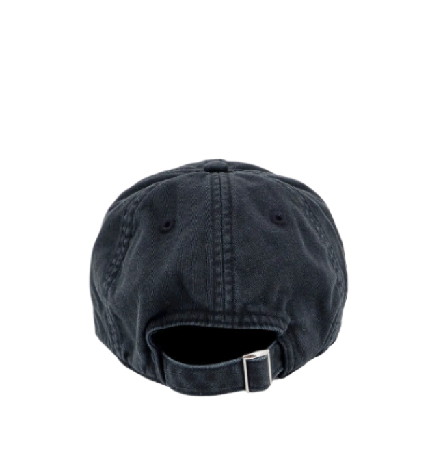 Number logo cotton ball cap