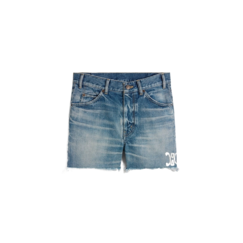 Electric Sky Wash Skate Denim Shorts