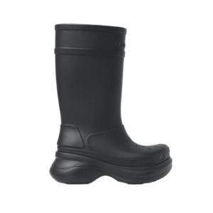 Crocs Black Rubber Boots