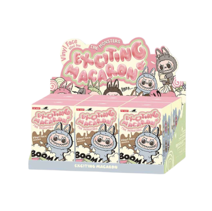 Pop Mart The Monsters Labubu Tasty Macarons Series Sealed Case