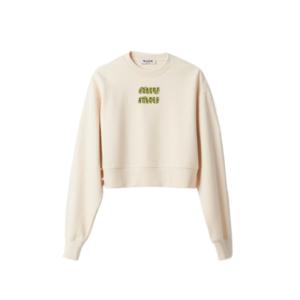 Embroidered logo sweatshirt