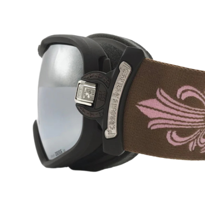 logo band ski goggles