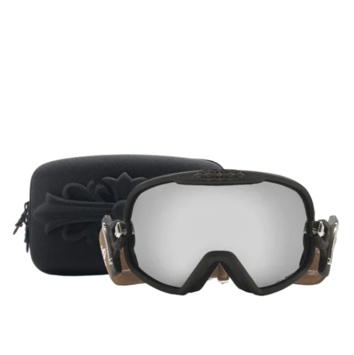 logo band ski goggles