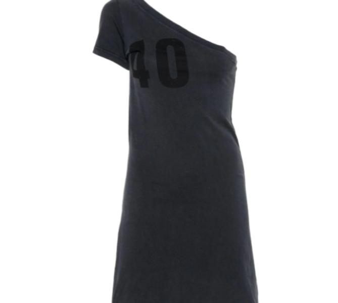 Tuba one-shoulder printed t-shirt dress