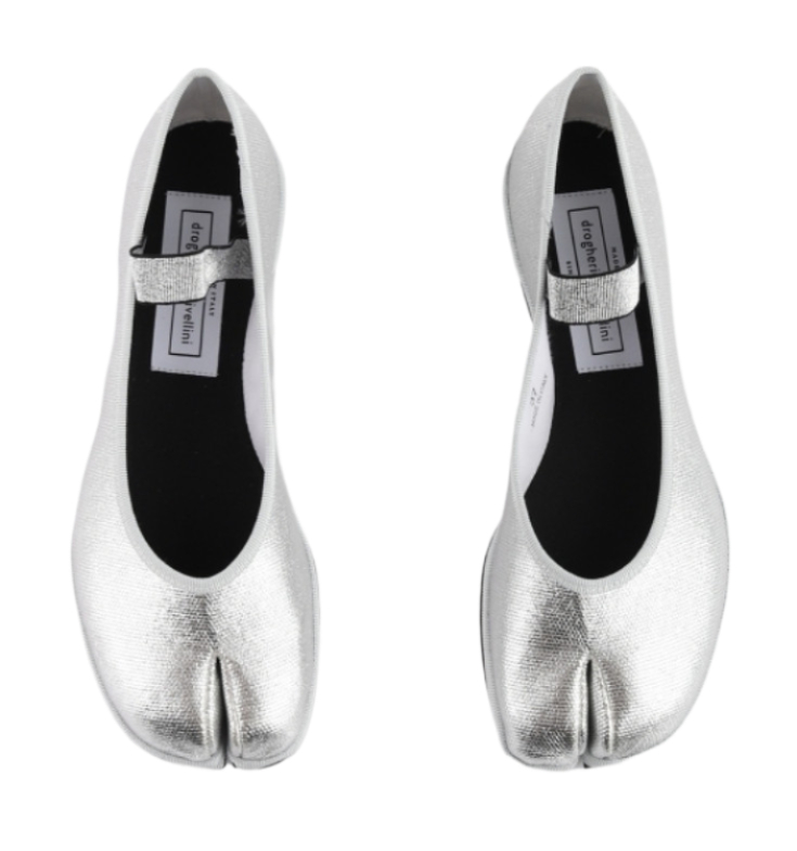 Tabi Ballerina Silver