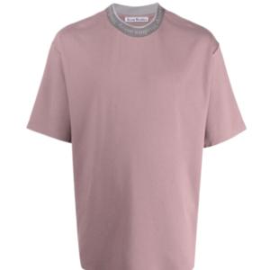 LOGO RIB T-SHIRT MAUVE PURPLE