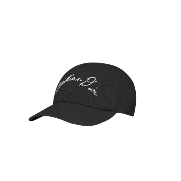 Handwritten Christian Dior signature cap