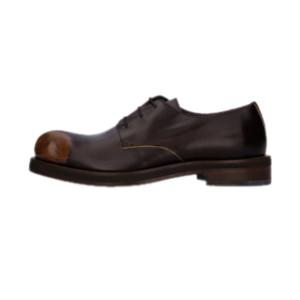 Leather Derby Shoes - Brown