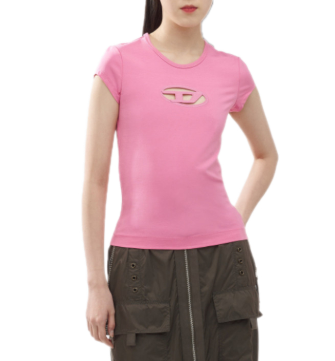 T Angie Short Sleeve T-Shirt - Pink 