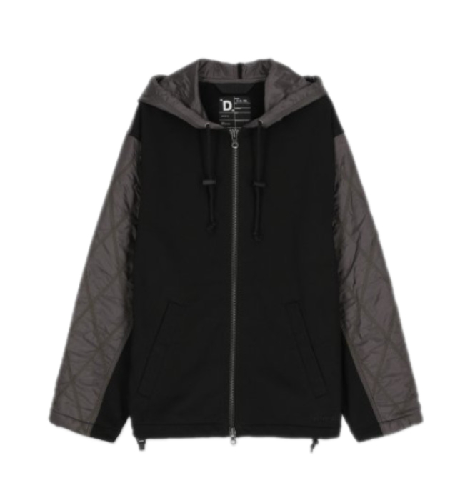 J Rombe Zip-up Hood - Black