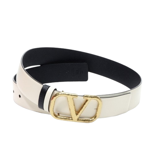 V LOGO SIGNATURE REVERSIBLE BELT 40MM 