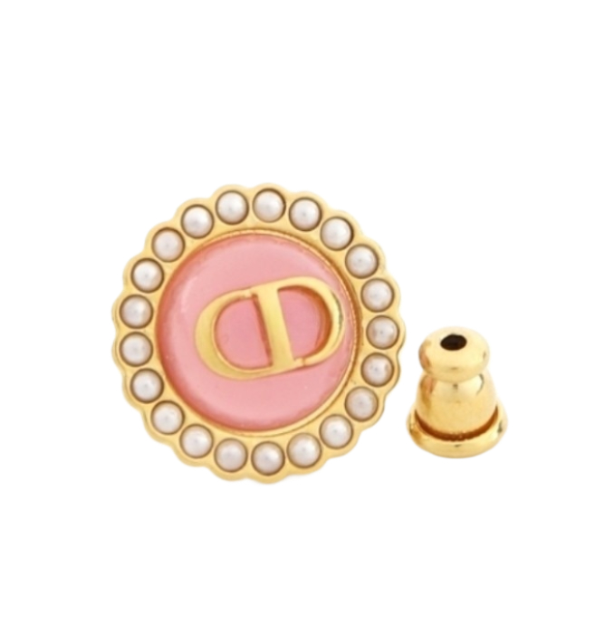 Dioriviera Petit CD Baroque stud earrings