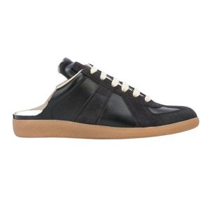 (W) Maison Margiela Replica Cut-Out Sneakers Black