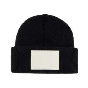 Number Logo Patch Wool Beanie 