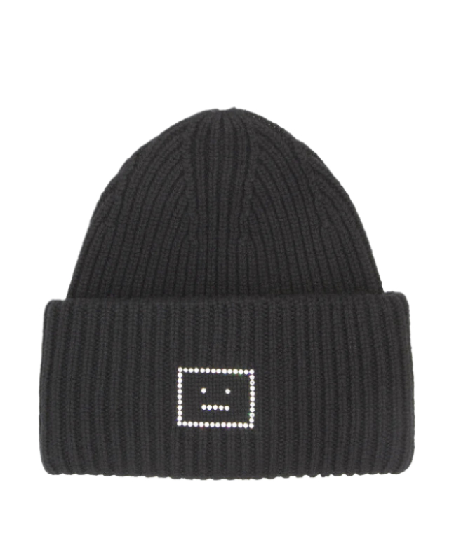 Embellished Face Logo Beanie