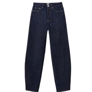 Barrel leg denim pants