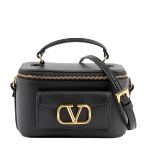 V Logo Signature Mini Handbag