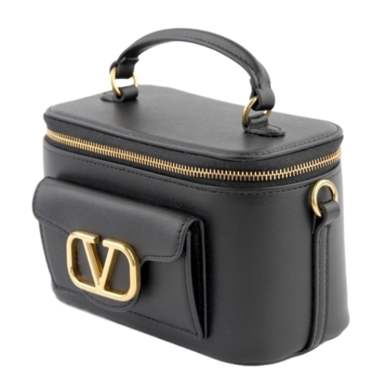 V Logo Signature Mini Handbag