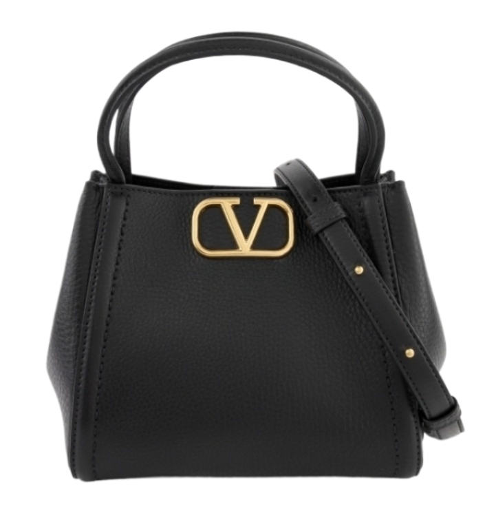 V logo shoulder bag