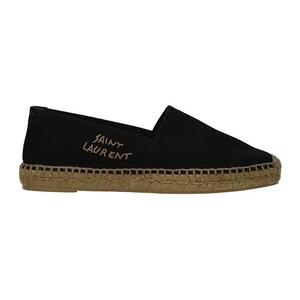 SAINT LAURENT EMBROIDERED ESPADRILLES IN CANVAS