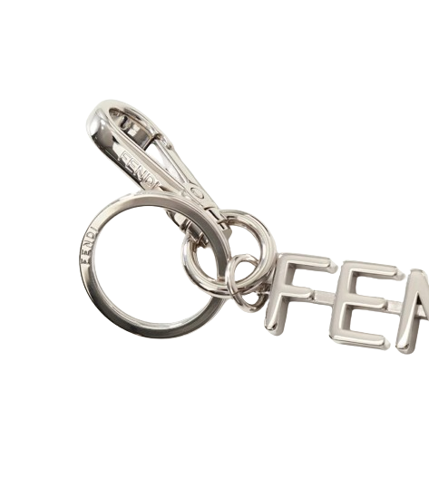 Silver Logo Keyring