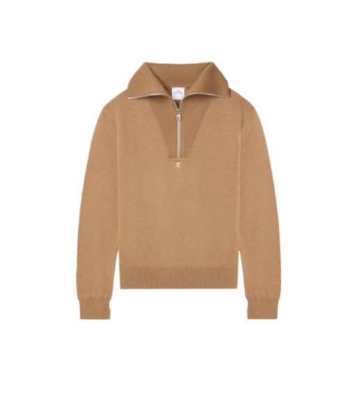 TUCKER high neck wool knit