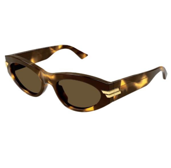 BV1189S Havana Oval Sunglasses