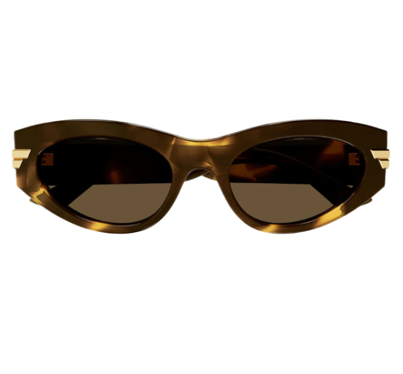 BV1189S Havana Oval Sunglasses