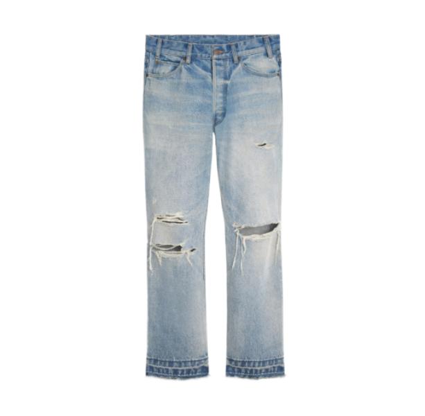 WESLEY Distressed Denim Pants 