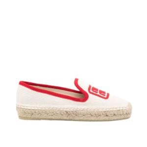 Logo embroidered espadrilles