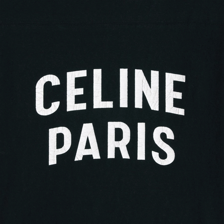 Cotton Jersey Celine Paris Boxy T-Shirt