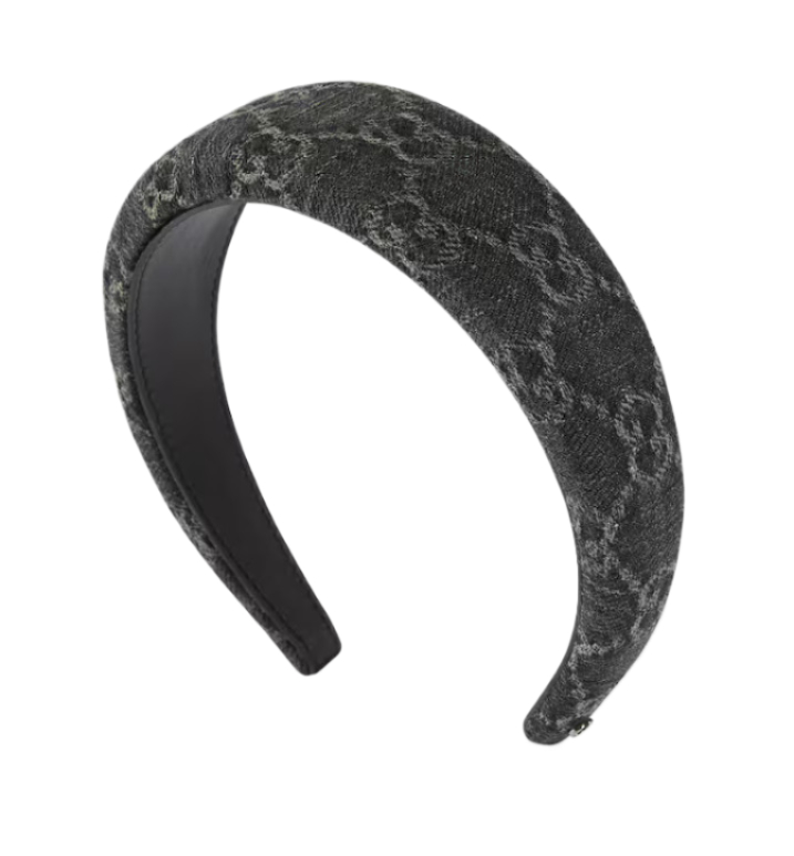 GG denim hairband