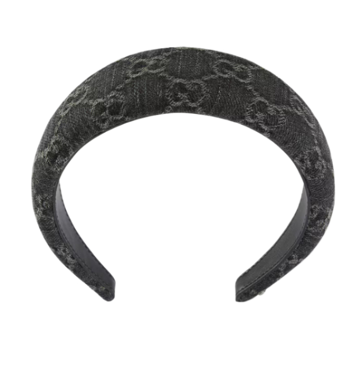 GG denim hairband