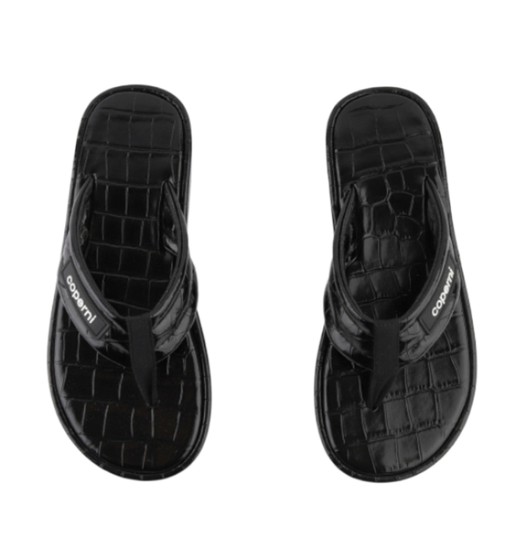 Croco Branded Flip Flops