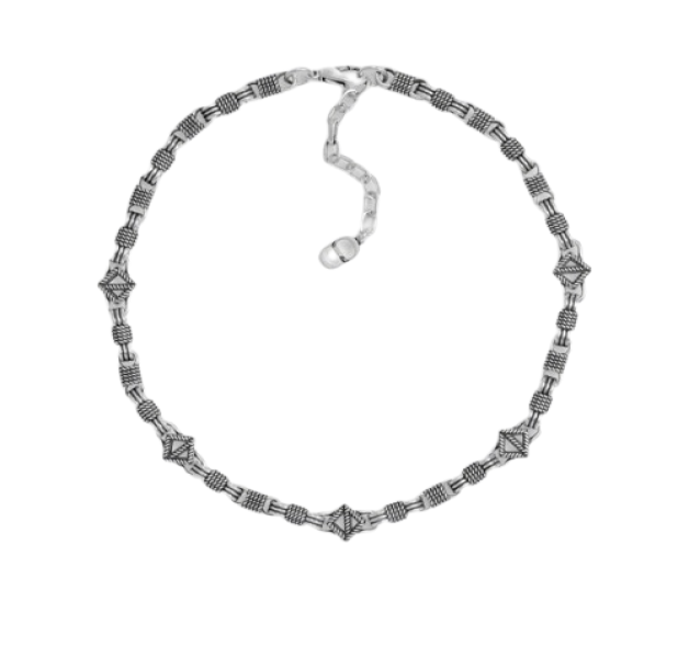 CD Diamond Frame Necklace 